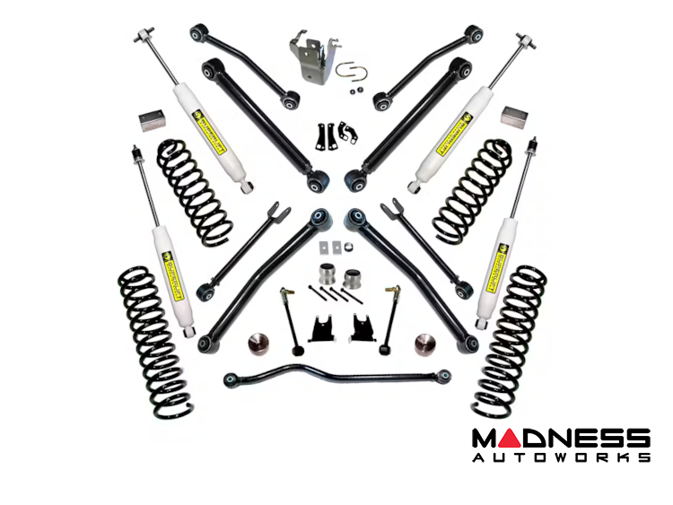 Jeep Wrangler JK Lift Kit - Superlift - Reflex Control Arms & Superlift Shocks - `07-`18